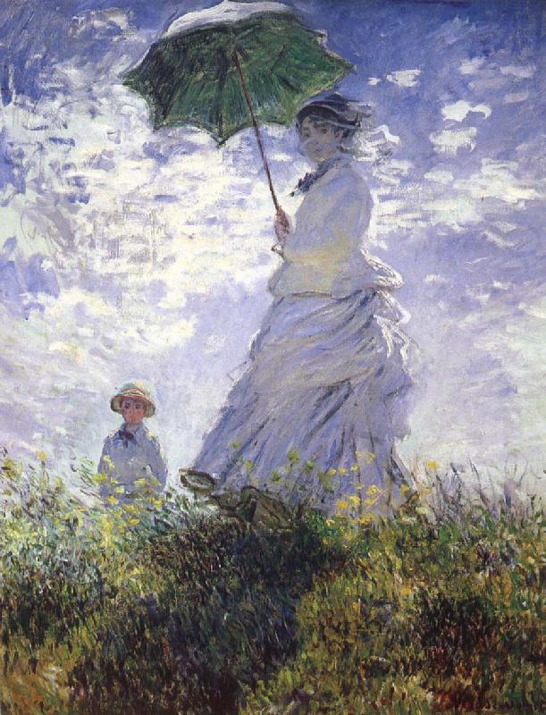 Claude Monet A woman with a parasol china oil painting image